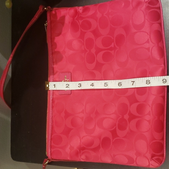 ❣️💫MARK DOWN💫❣️ Coach Hot Pink Bag - Picture 10 of 13